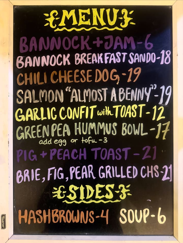 today’s special menu 🧡